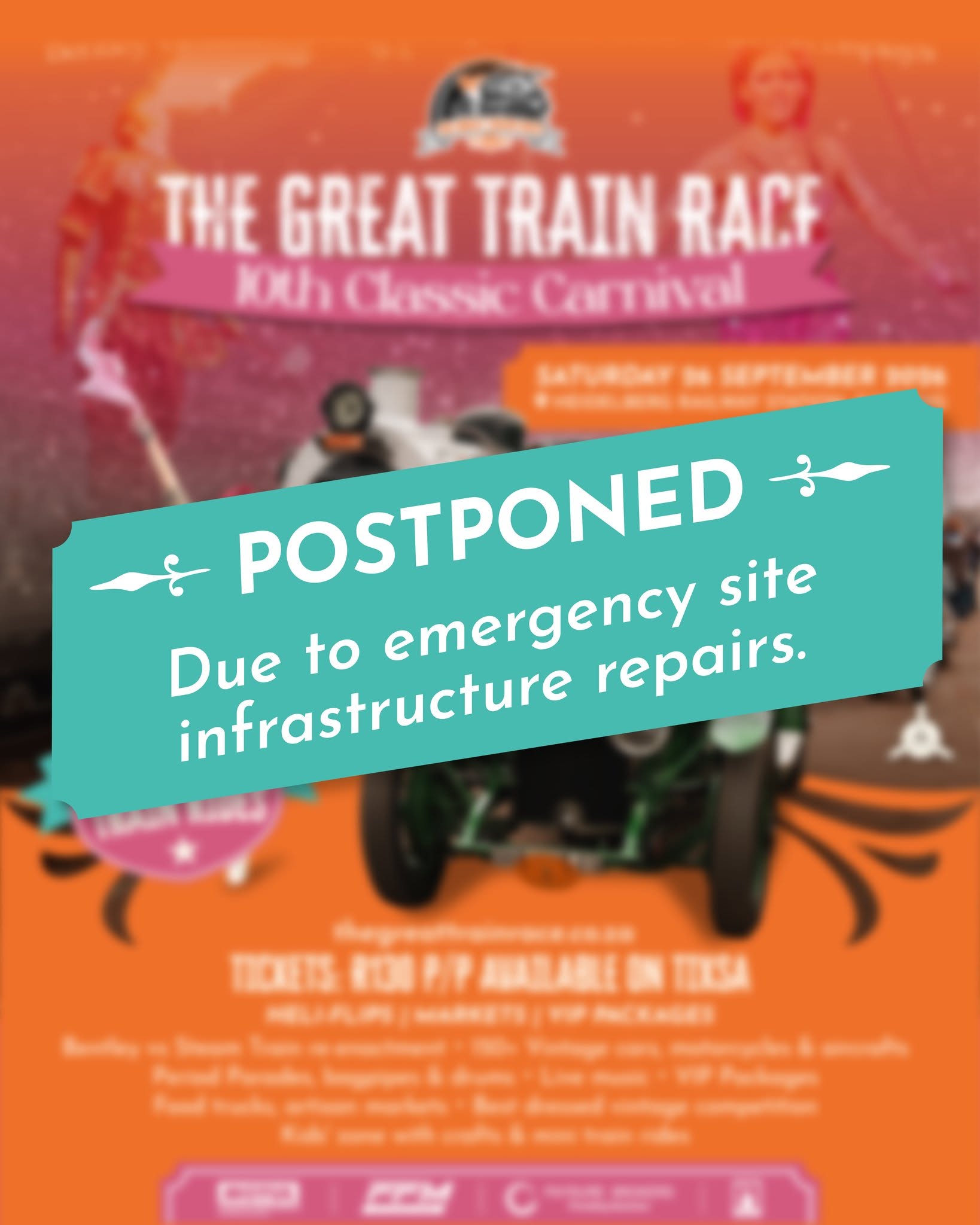 great train race postponed